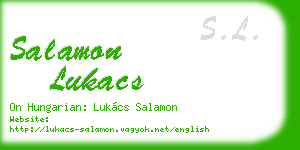 salamon lukacs business card
